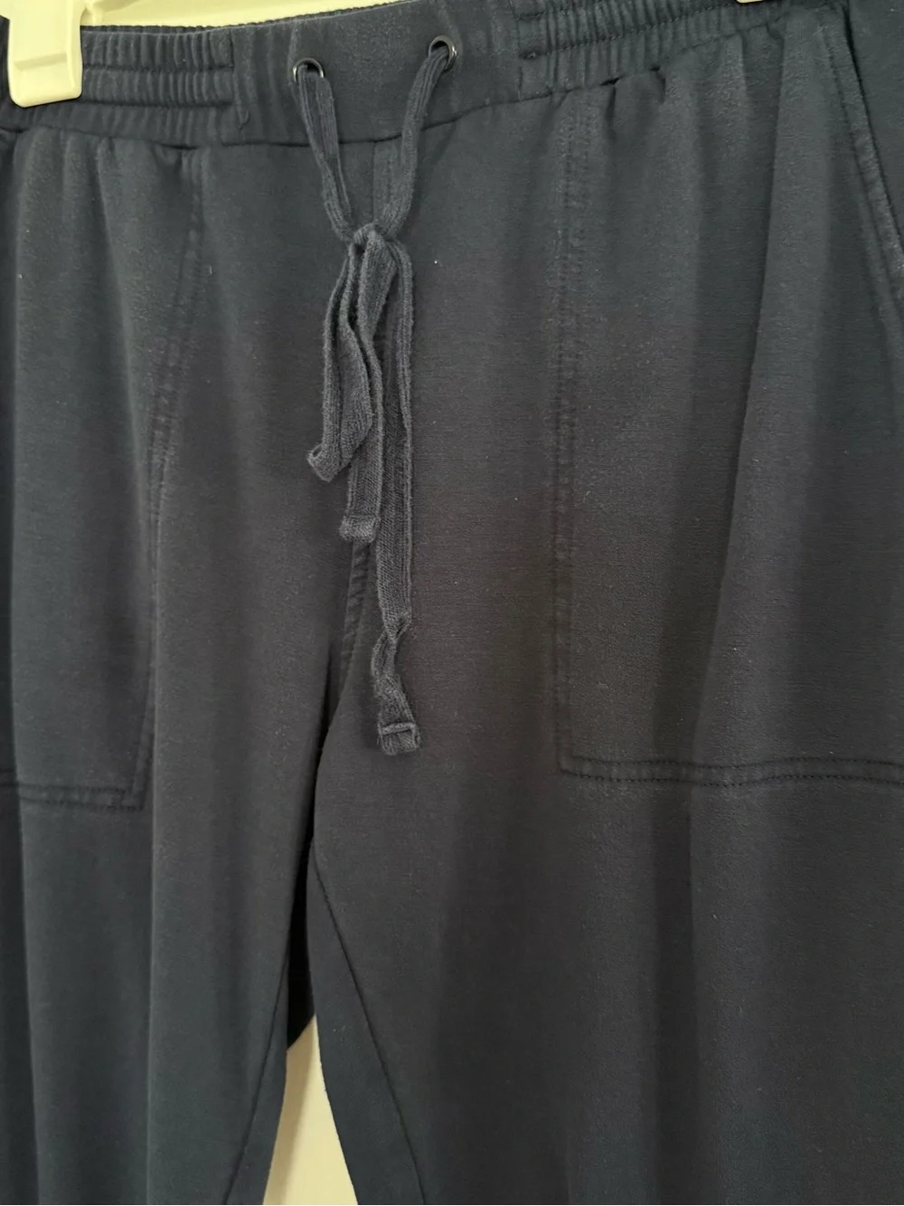 Quince Joggers Navy Tencel Modal Casual Drawstring Sweatpants Sz Small